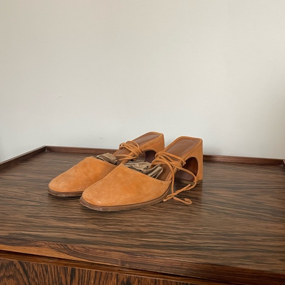 By Far lace up sandal heel shoes size 37 - Picture 4 of 8